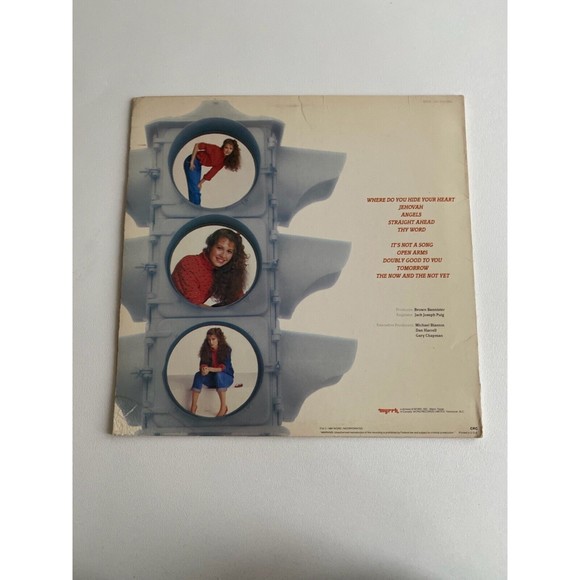 Amy Grant Straight Ahead 1984 LP Myrrh Records Orig Inner Lyrics VG+ Vinyl - Picture 2 of 8